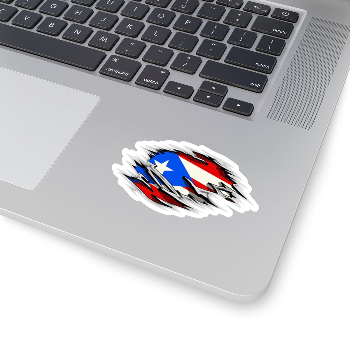 Puerto Rico Flag Cut Stickers