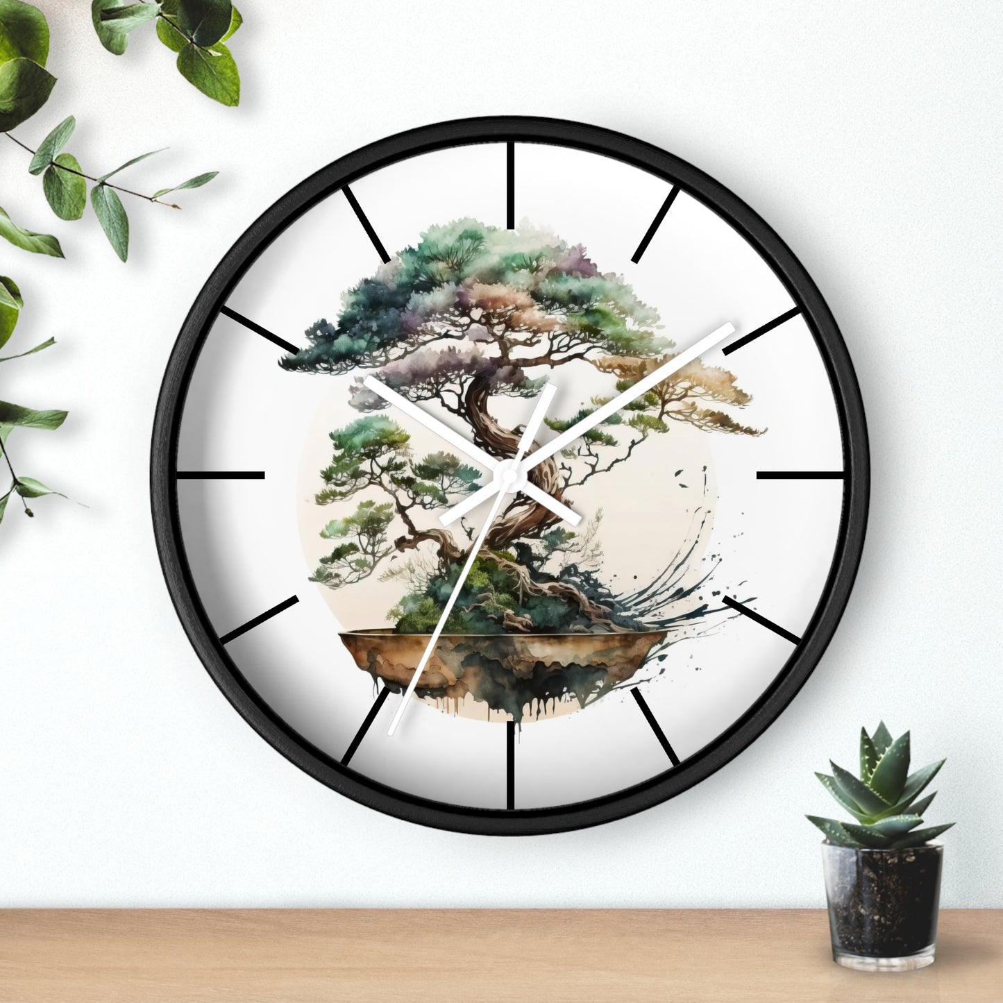 Bonsai Wall Clock