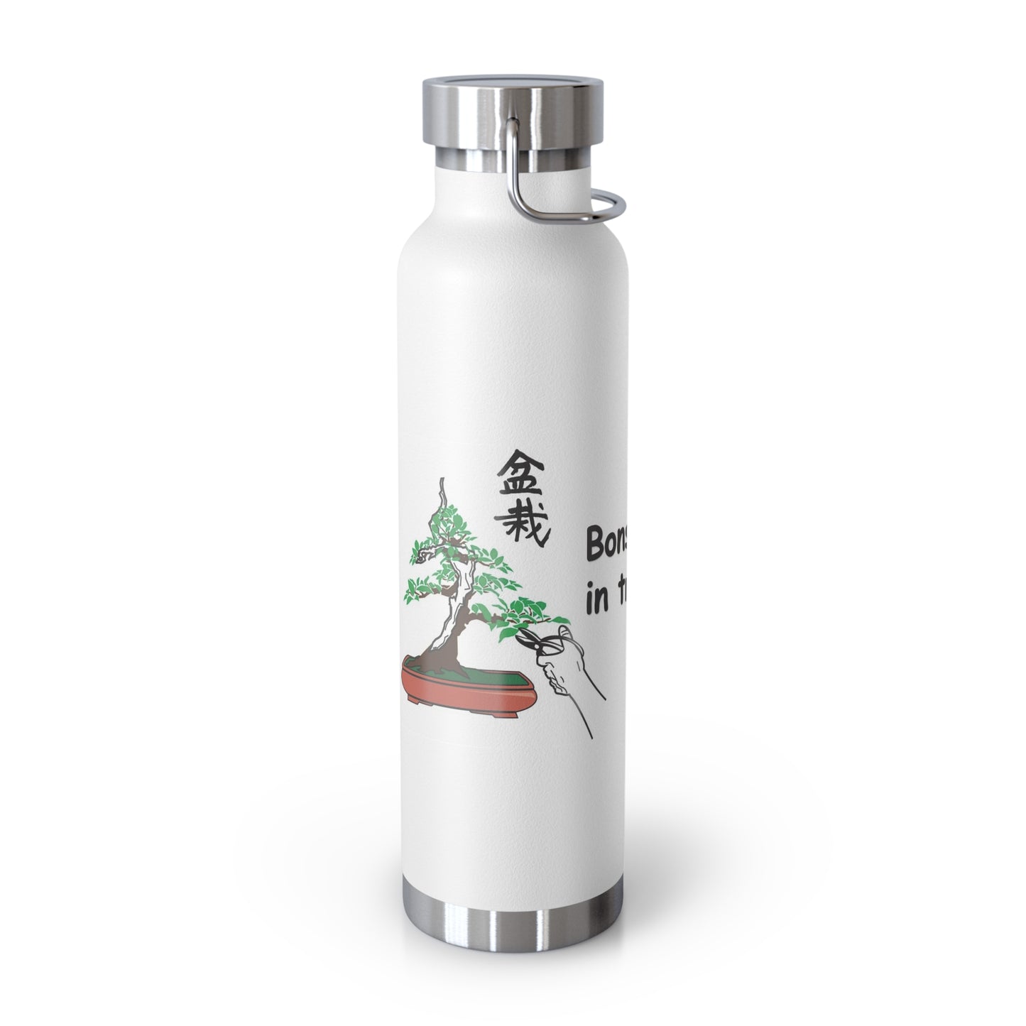 Bonsai master in training Copper Vacuum Insulated Bottle, 22oz