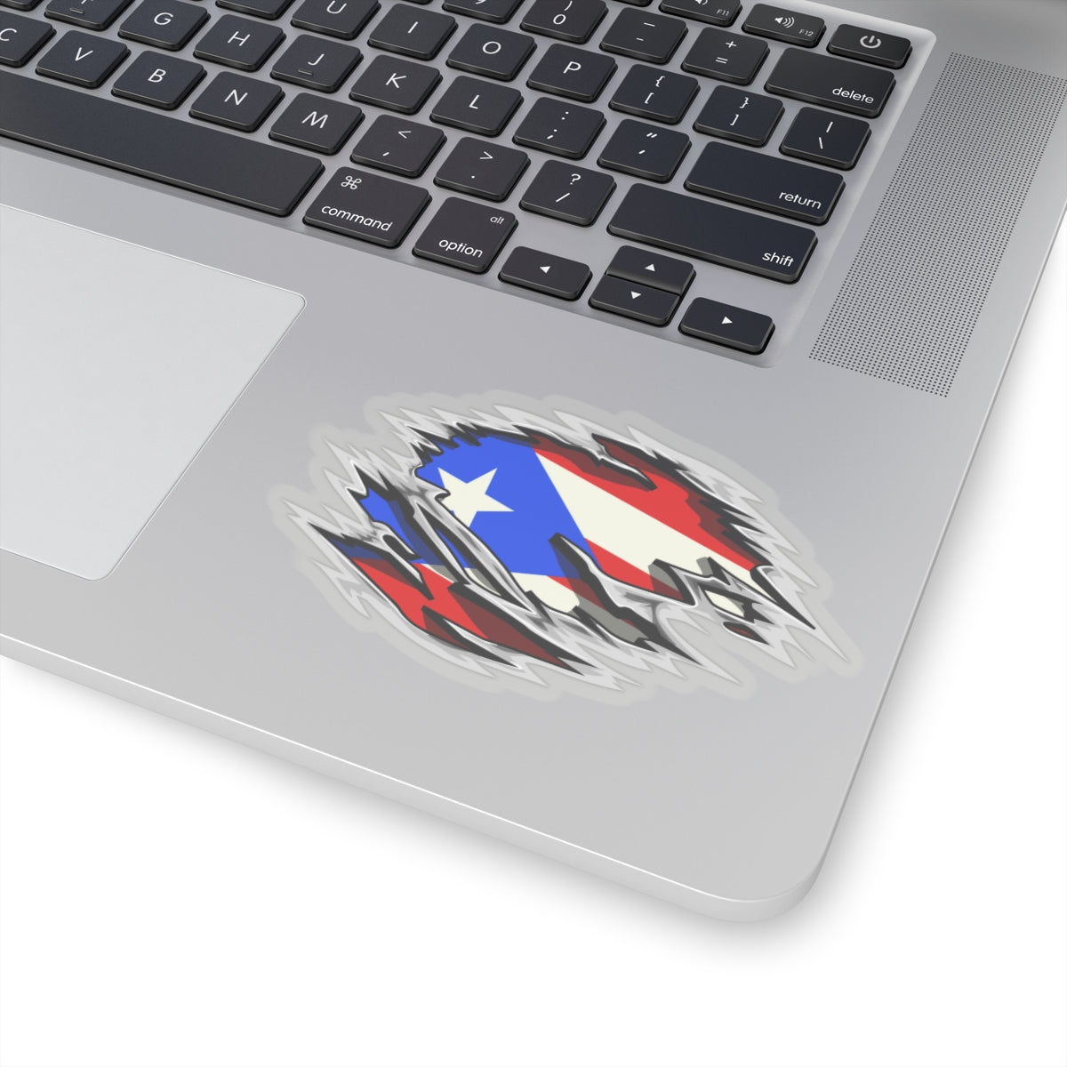 Puerto Rico Flag Cut Stickers