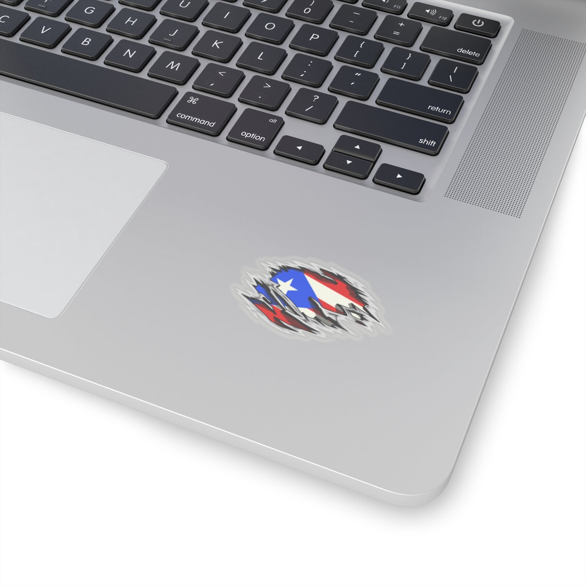 Puerto Rico Flag Cut Stickers