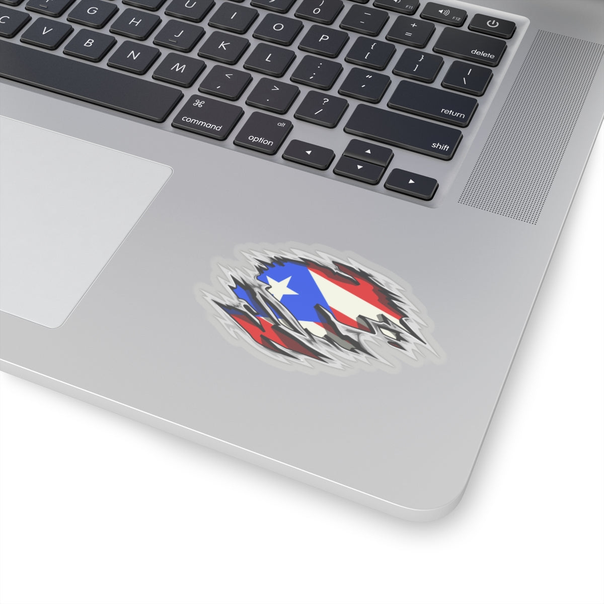 Puerto Rico Flag Cut Stickers