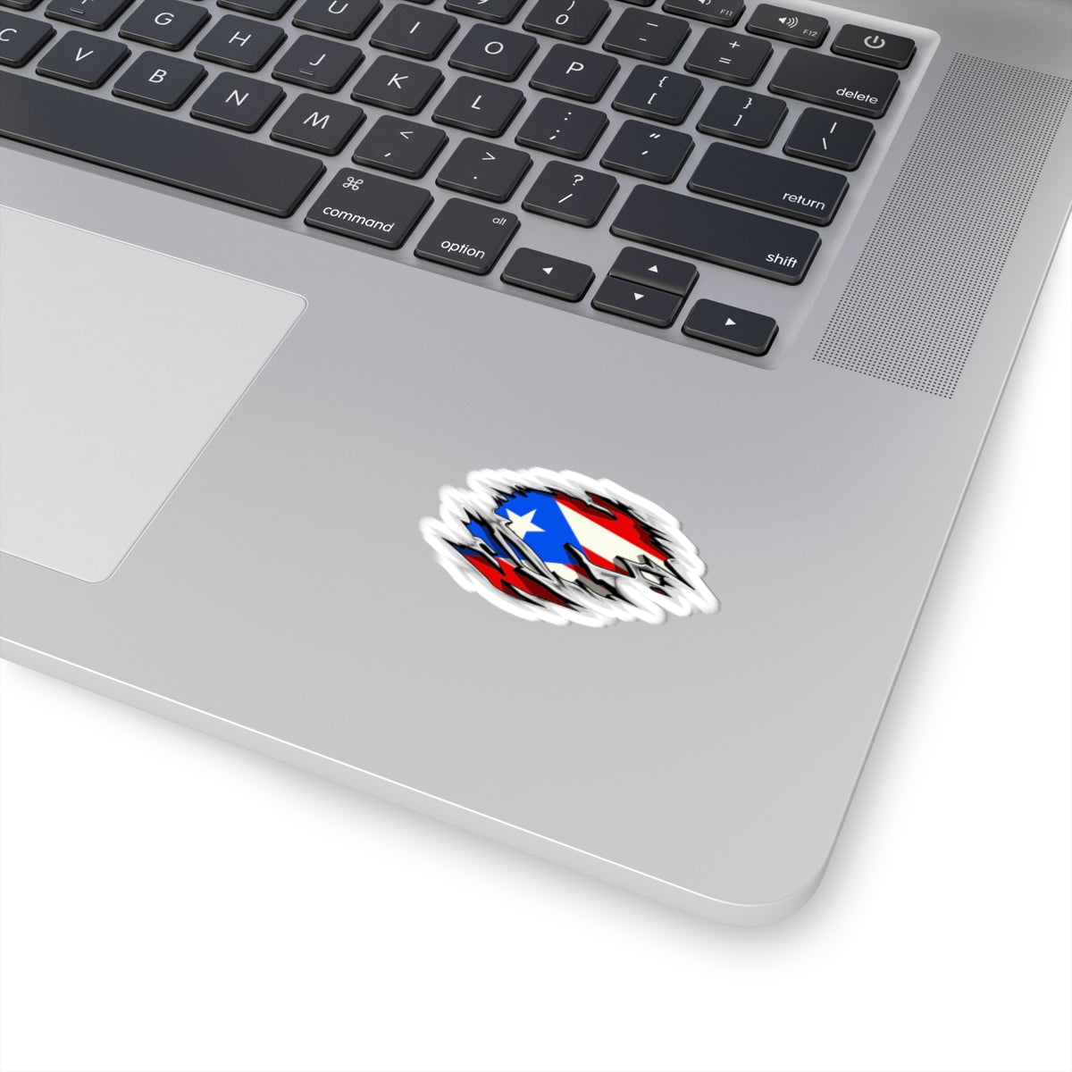 Puerto Rico Flag Cut Stickers