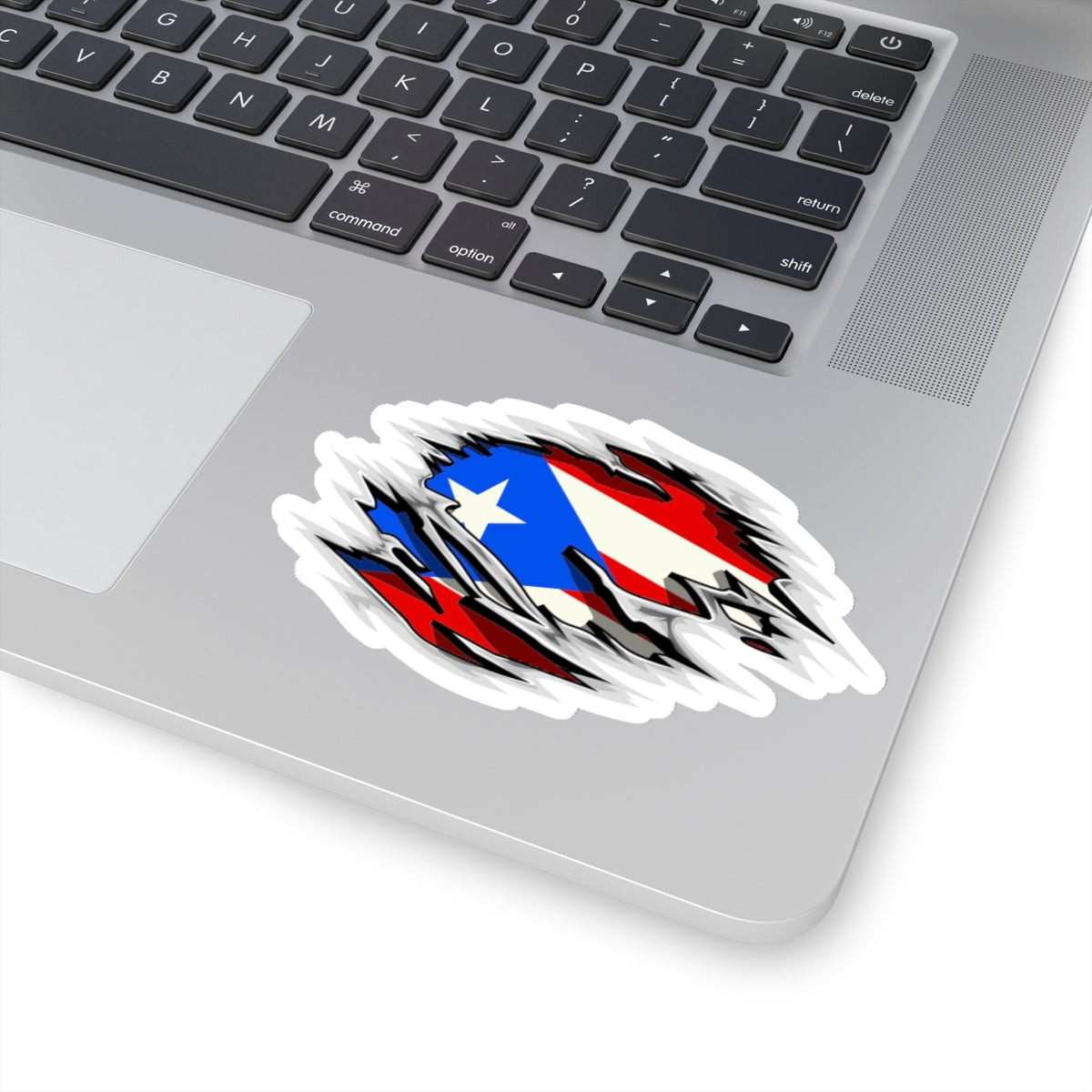 Puerto Rico Flag Cut Stickers