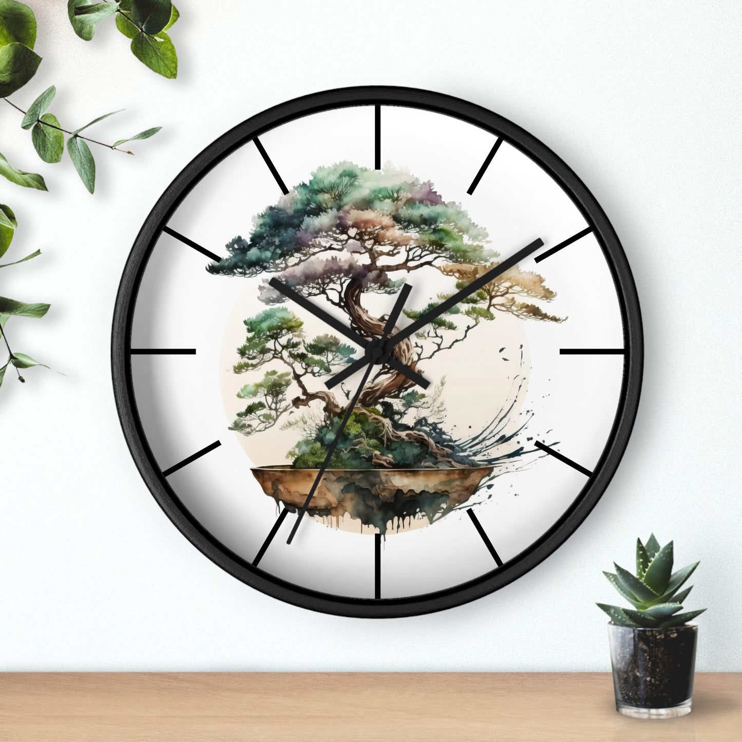 Bonsai Wall Clock