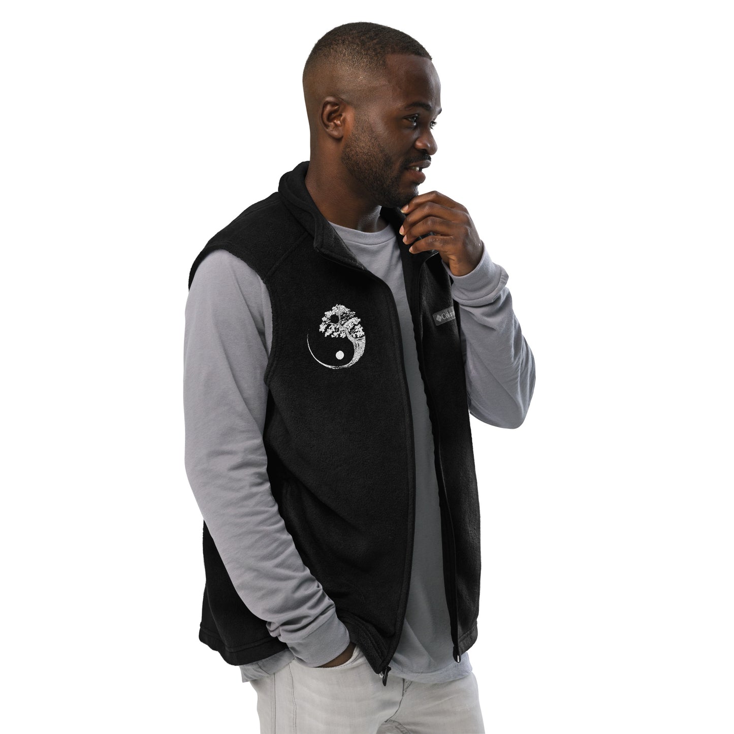 Chaqueta polar Columbia para hombre con logo Yin Yang