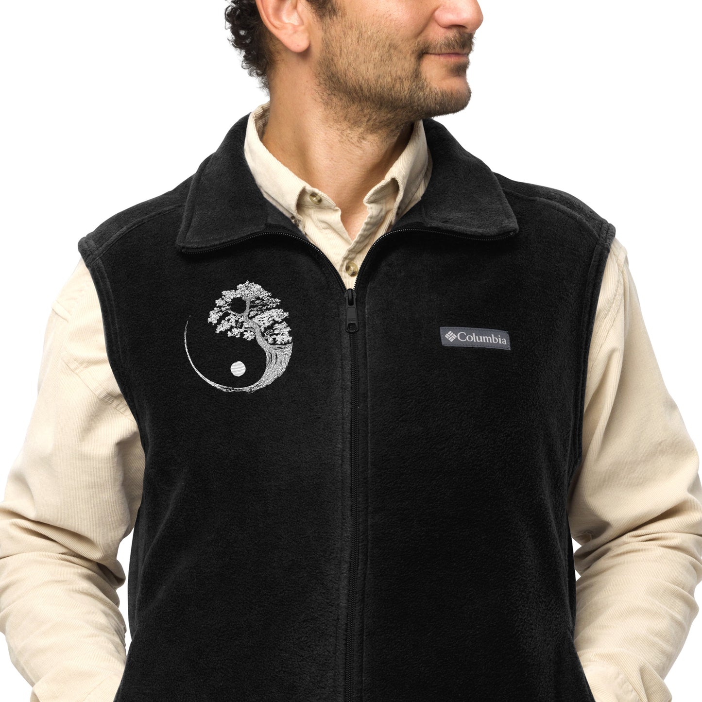 Chaqueta polar Columbia para hombre con logo Yin Yang