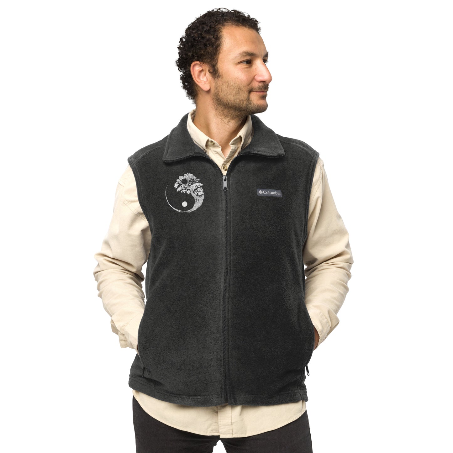 Chaqueta polar Columbia para hombre con logo Yin Yang