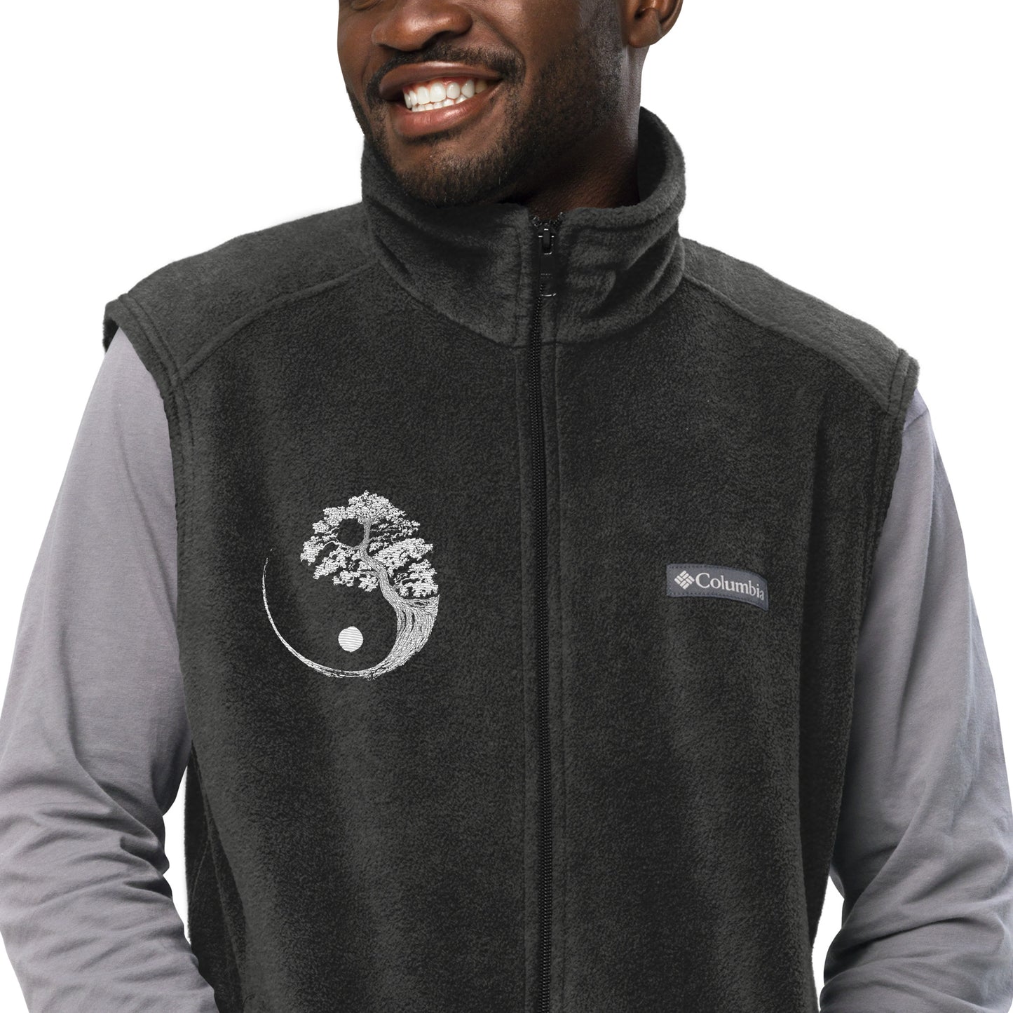 Chaqueta polar Columbia para hombre con logo Yin Yang