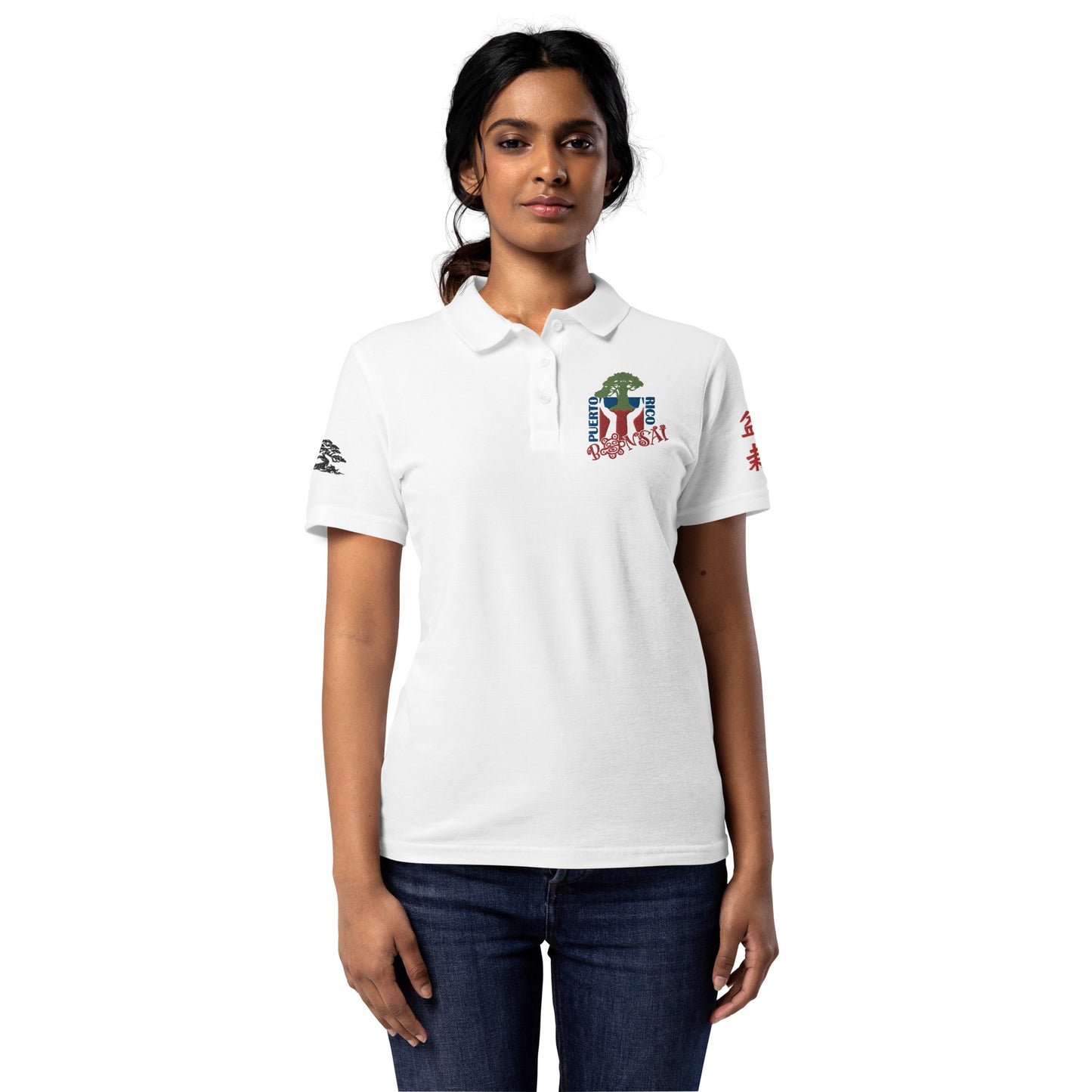 Puerto Rico Bonsai Women’s pique polo shirt