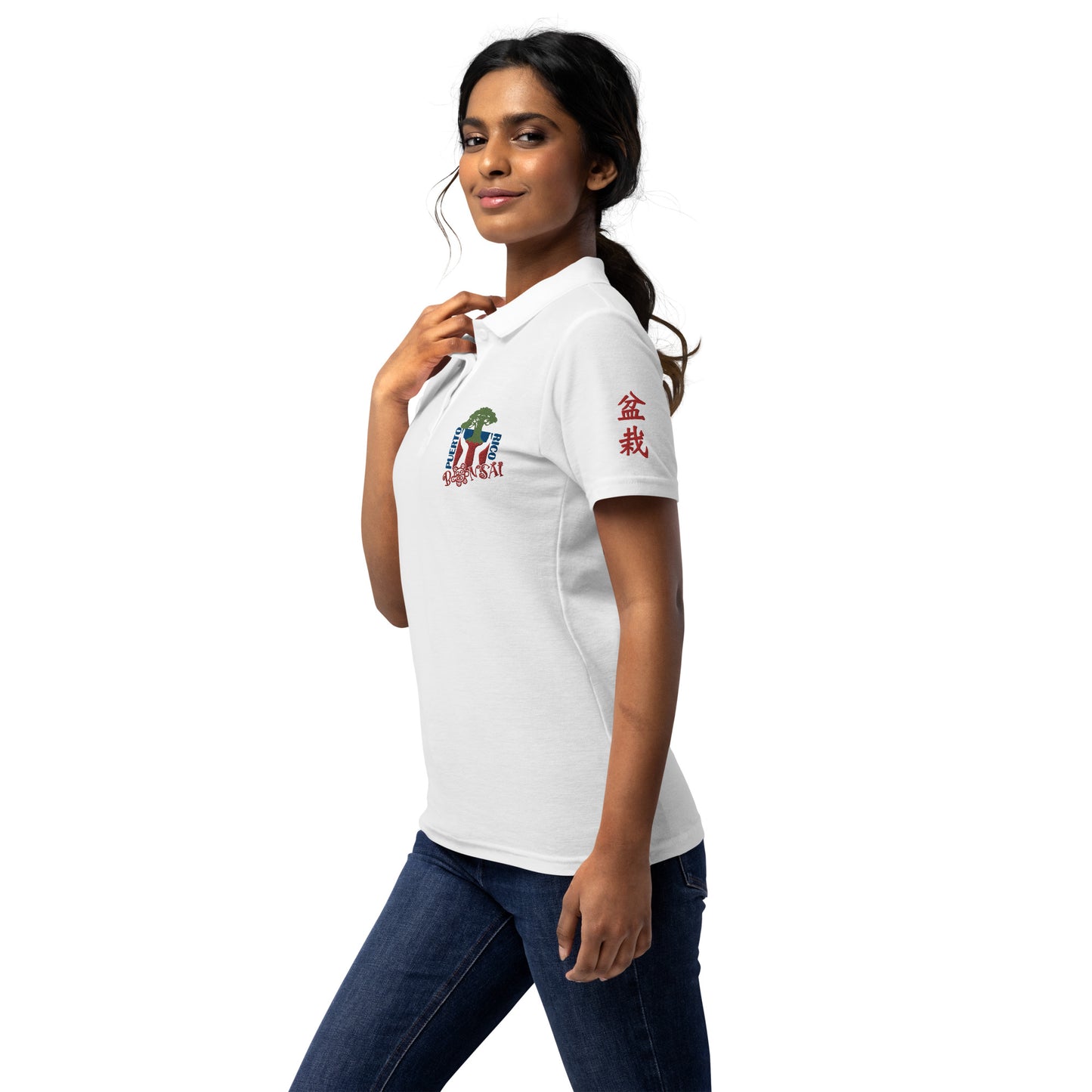 Puerto Rico Bonsai Women’s pique polo shirt